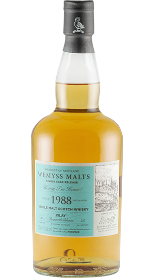 Bunnahabhain Wemyss Malts Honey I'm Home Single Cask 1988 30 Year Old Whisky | 700ML at CaskCartel.com