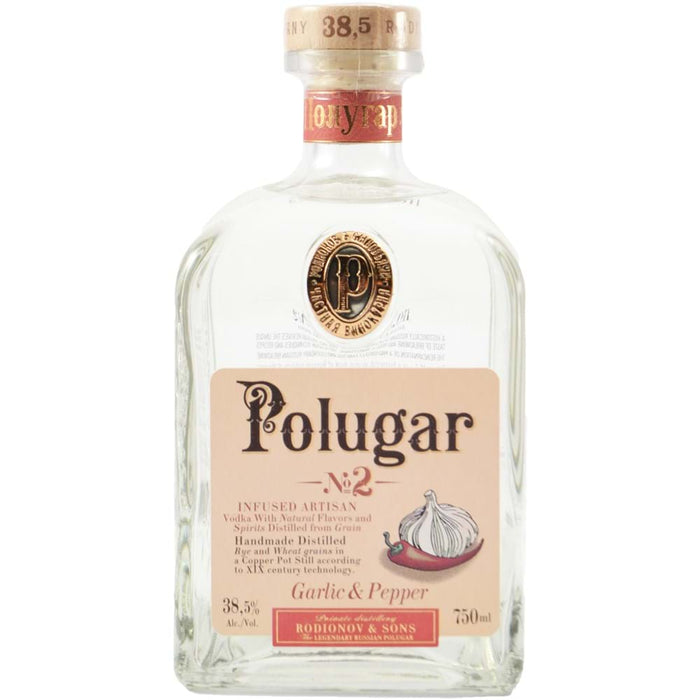 Polugar No. 2 Garlic & Pepper Vodka