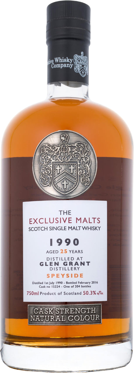 The Exclusive Malts Glen Grant 25 Year Old Cask Strength Scotch Whisky at CaskCartel.com