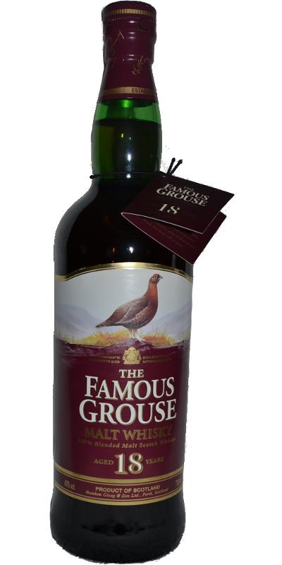 Famous Grouse 18 Year Old Blended Malt Scotch Whisky | 700ML