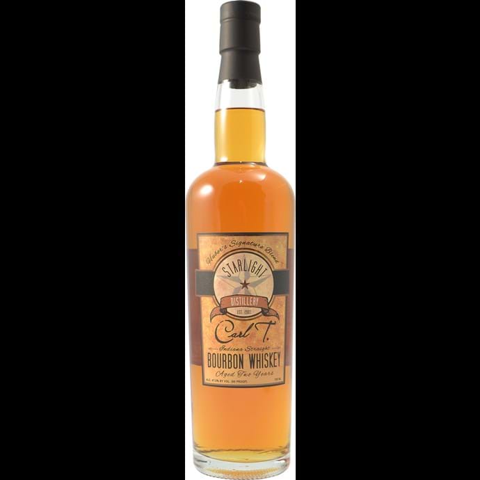Huber's Starlight Distillery Carl T. Bourbon Whiskey