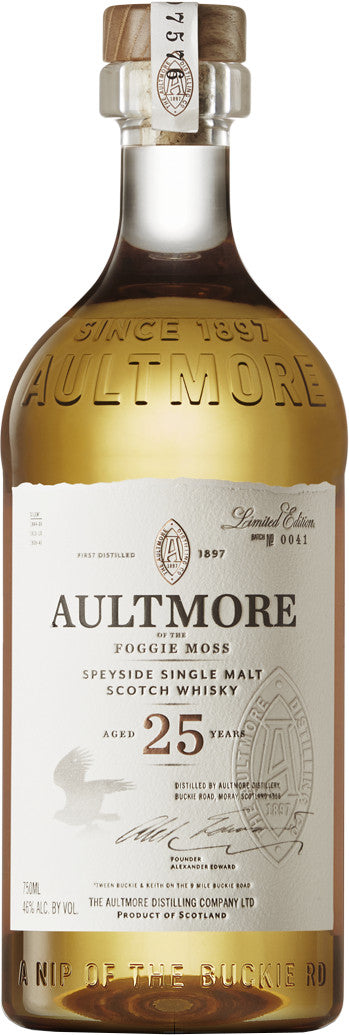 Aultmore 25 Year Speyside Single Malt Scotch Whisky