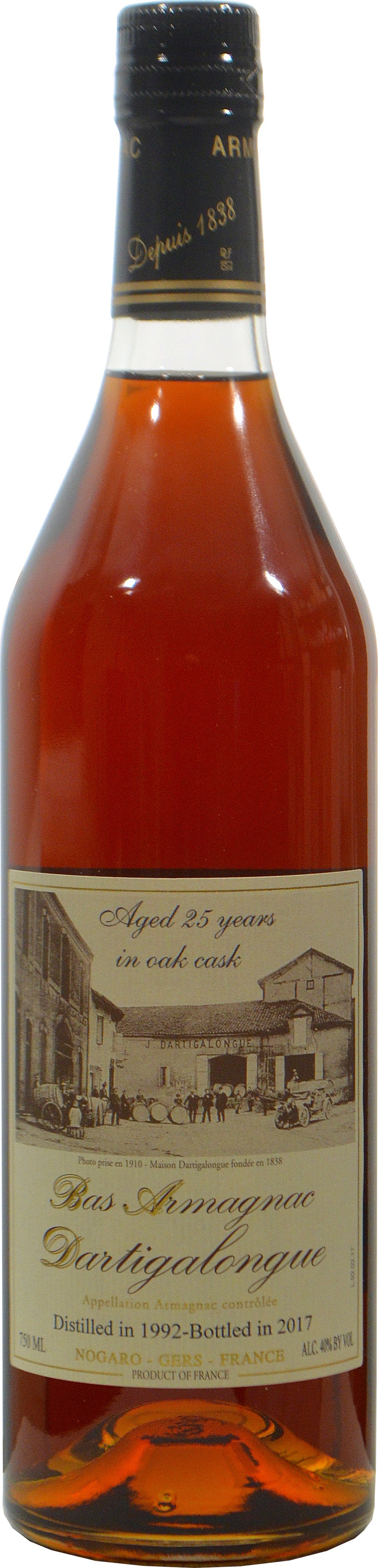 Dartigalongue 25 year old Vintage 1992 Armagnac at CaskCartel.com