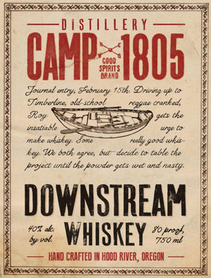 Camp 1805 Distillery Downstream Whiskey - CaskCartel.com