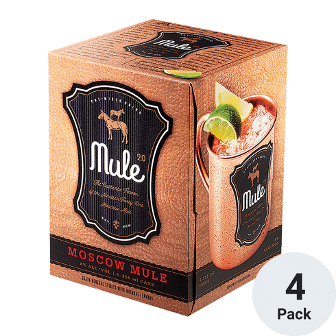 Mule 2.0 Moscow Mule Cocktail 4 Pack | 12OZ