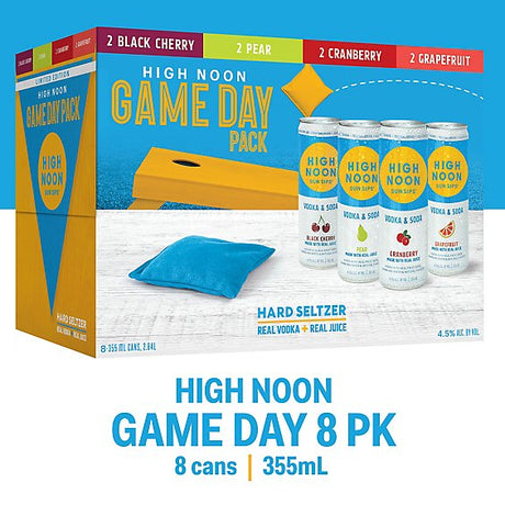 High Noon Vodka & Soda Game Day Cocktail | 8x355ML at CaskCartel.com