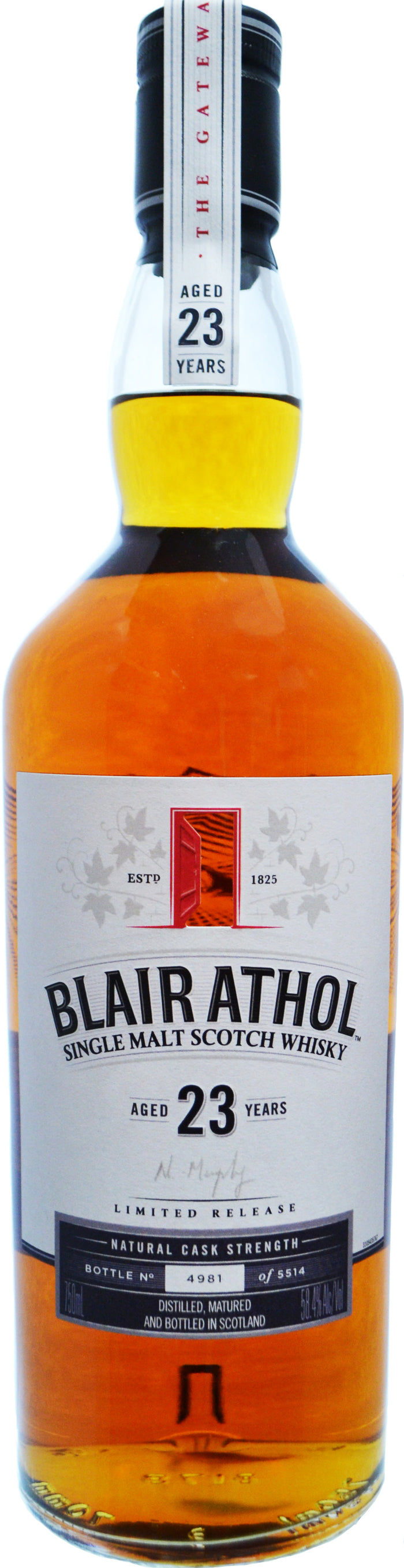 Blair Athol 1993 - 23 Year Old (Limited Release 2017) Natural Cask Strength Single Malt Scotch Whiskey
