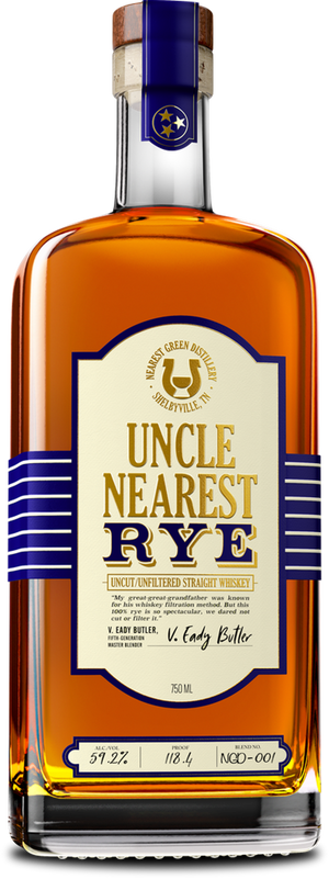 Uncle Nearest Uncut/Unfiltered Straight Rye Whiskey at CaskCartel.com
