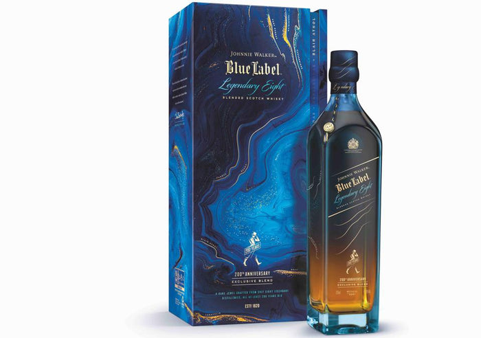Johnnie Walker Legendary Eight 200th Anniversary Blue Label Scotch Whisky