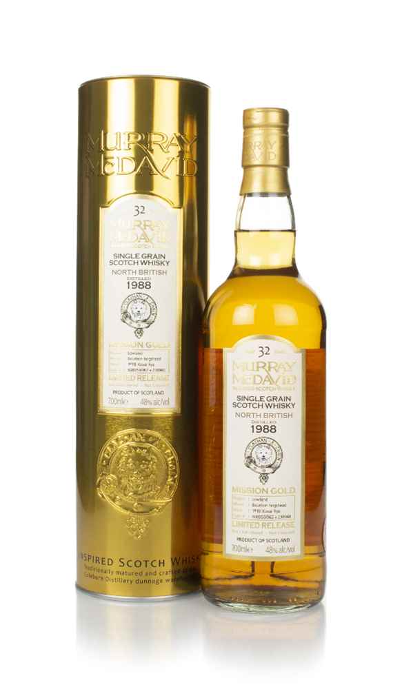 North British 32 Year Old 1988 (casks 608959/963 & 238960) - Mission Gold (Murray McDavid) Whisky | 700ML