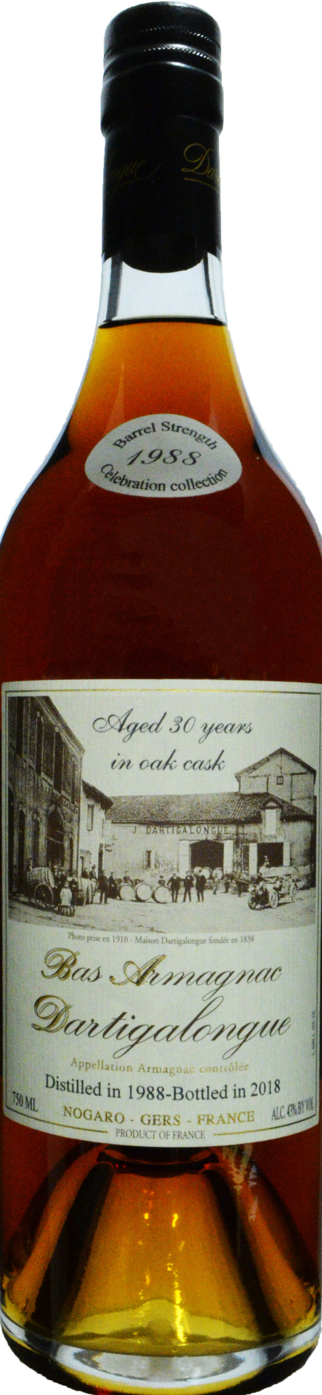 Dartigalongue 30 year old Vintage 1988 Armagnac at CaskCartel.com