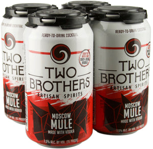 Two Brothers Artisan Spirits Mule Ready to Drink Cocktail | 4 Pack of 12 oz Can at CaskCartel.com