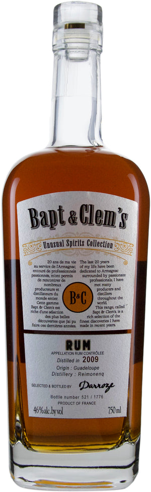 Bapt & Clem's Vintage Guadelope 2009 Rum at CaskCartel.com