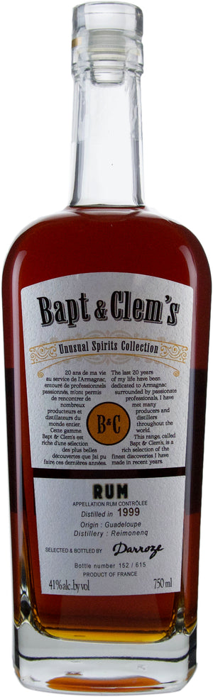 Bapt & Clem's Vintage Guadelope 1999 Rum at CaskCartel.com