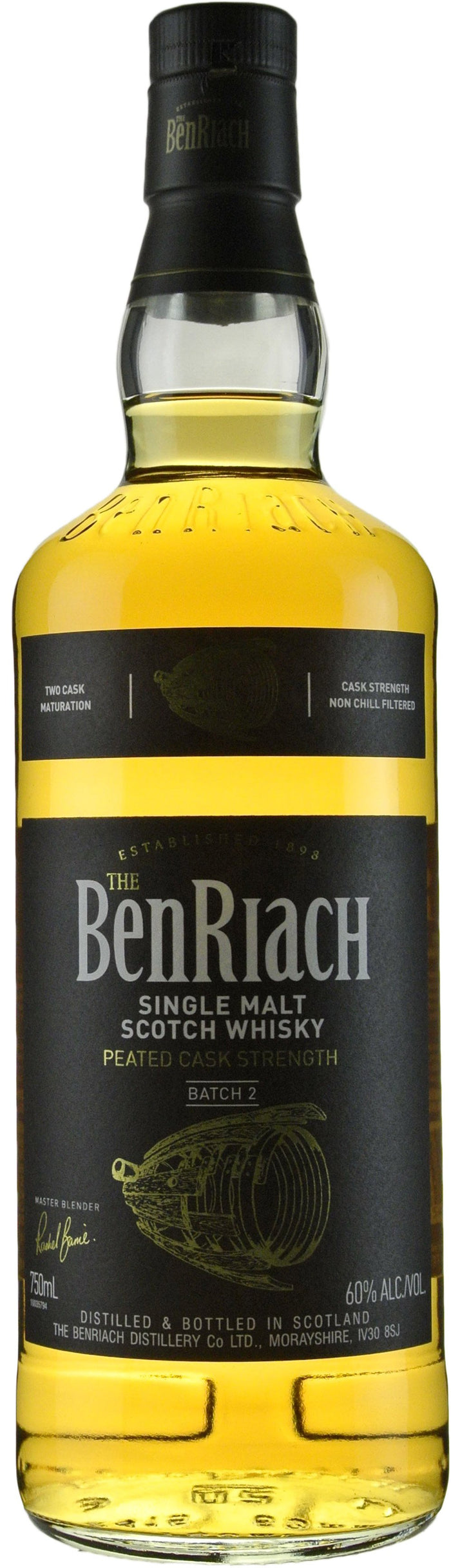 BenRiach Peated Cask Strength Batch 2 Whiskey