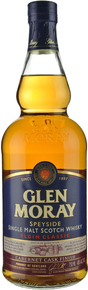 Glen Moray Elgin Classic Cabernet Cask Finish Single Malt Scotch Whiskey at CaskCartel.com
