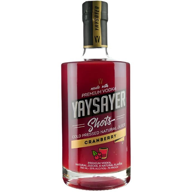 Yaysayer Cranberry Shots Premium Vodka at CaskCartel.com