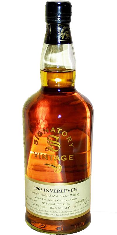 Inverleven 35 Year Old (D.1967, B.2003) Signatory Vintage Rare Reserve Scotch Whisky | 700ML