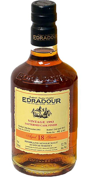 Edradour Vintage 1993, 18 Year Old Sauternes Cask Finish Scotch Whisky | 700ML at CaskCartel.com