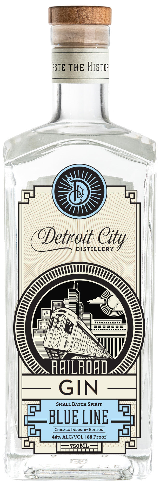 Detroit City Distillery Blue Line Gin