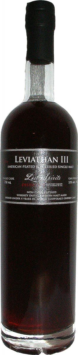 Lost Spirits Distillery Leviathan III Peated Single Malt Whiskey