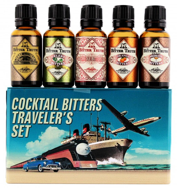 The Bitter Truth Cocktail Bitters Travel Gift Set (5) 20ml