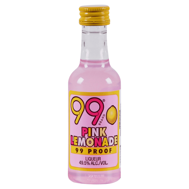 99 Pink Lemonade Schnapps Liqueur | 50ML at CaskCartel.com