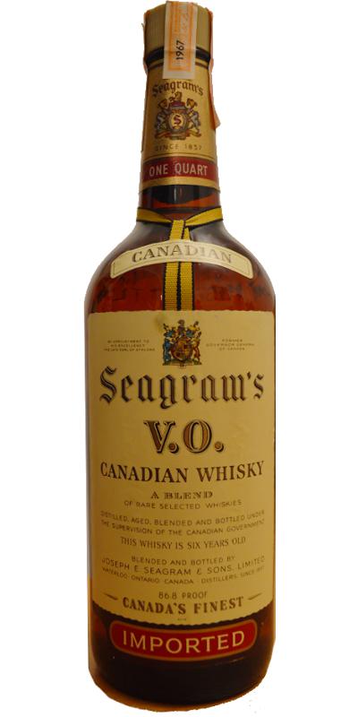 BUY] Seagram's V.O. 1967 Canadian Whisky at CaskCartel.com