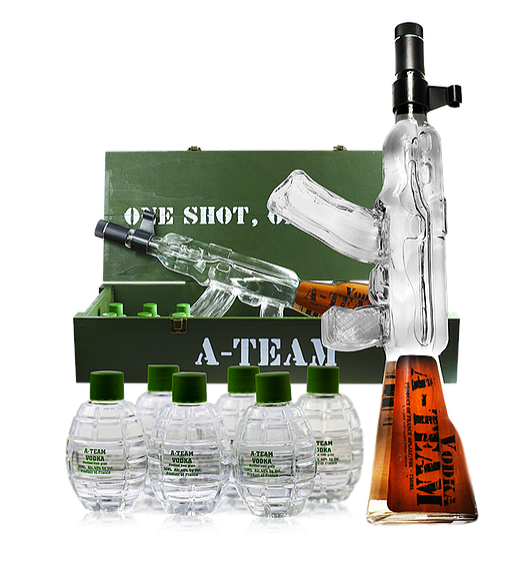A-Team SWAT Vodka Box with Grenades