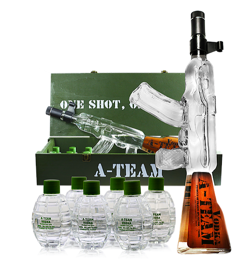 BUY] A-Team SWAT Vodka Box with Grenades at CaskCartel.com