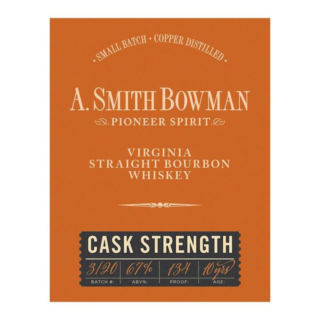 A. Smith Bowman Cask Strength Bourbon Whiskey at CaskCartel.com