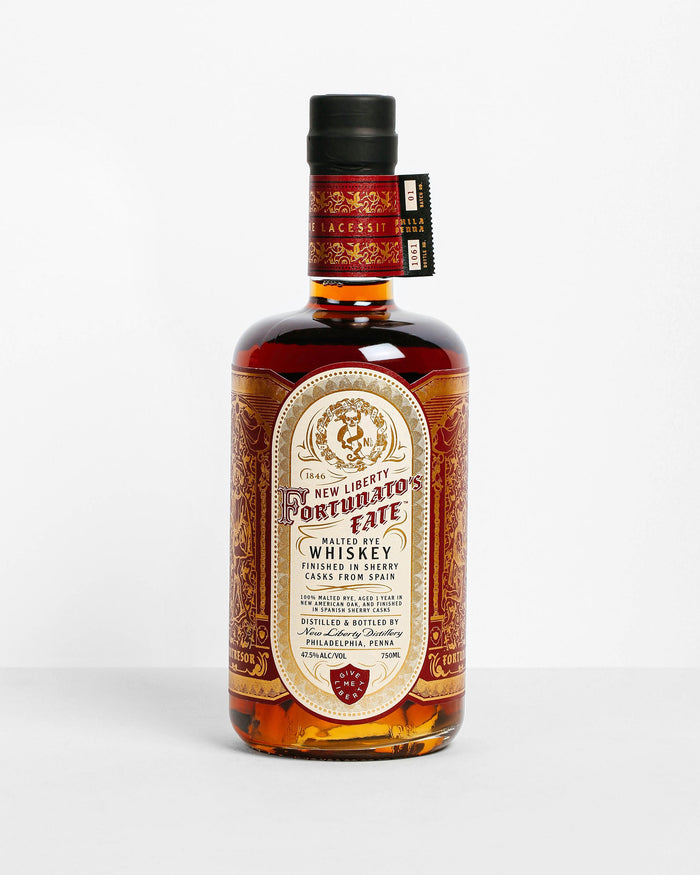 New Liberty Distillery Fortunato's Fate Rye Whiskey