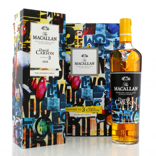 Macallan Giclee Art Prints & Concept No. 3 David Carson 2020 Whisky | 700ML
