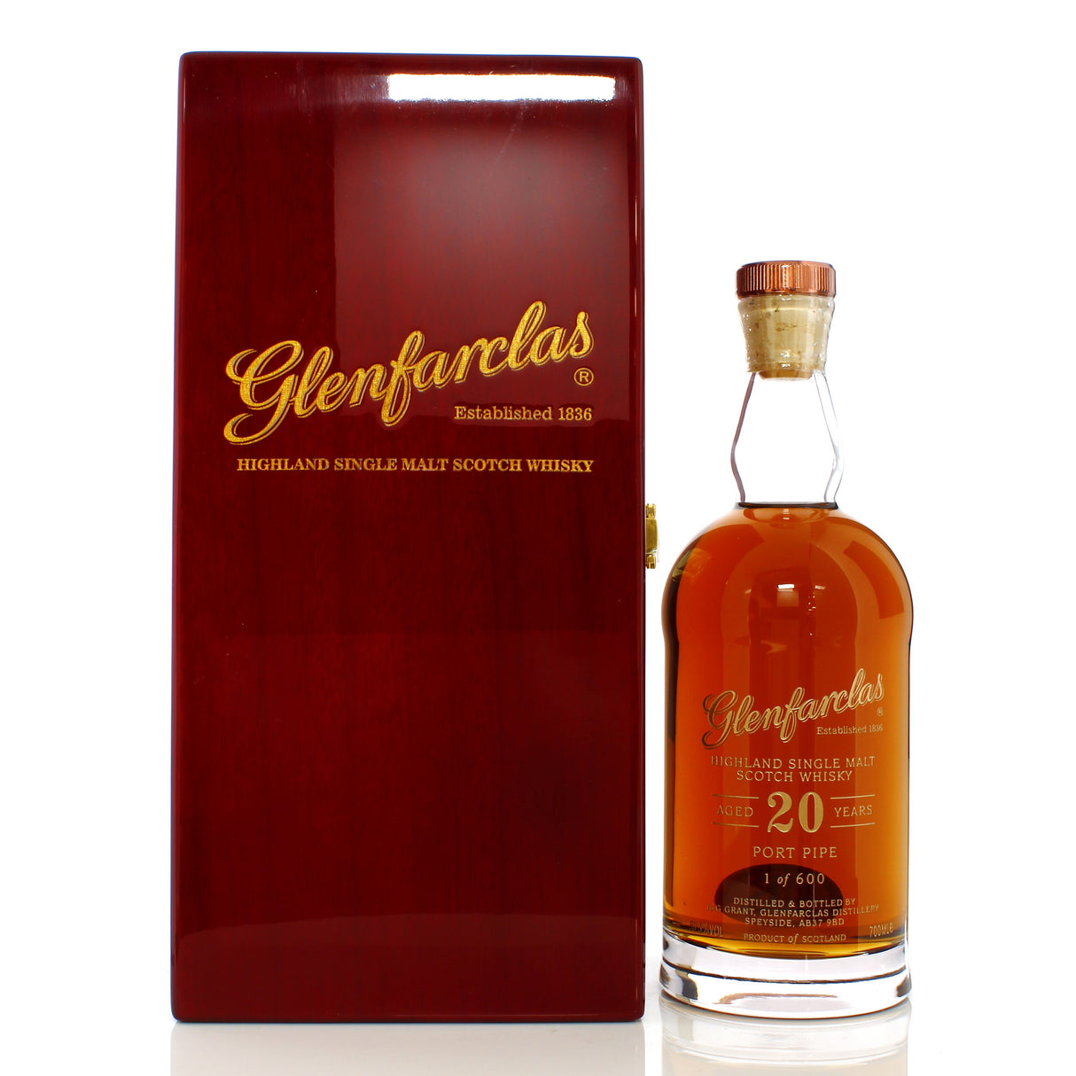 Glenfarclas 20 Year Old Port Pipe Single Malt Scotch Whisky | 700ML at CaskCartel.com