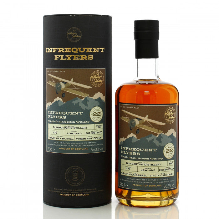 Dumbarton Infrequent Flyers Single Cask #178 1997 22 Year Old Whisky | 700ML at CaskCartel.com
