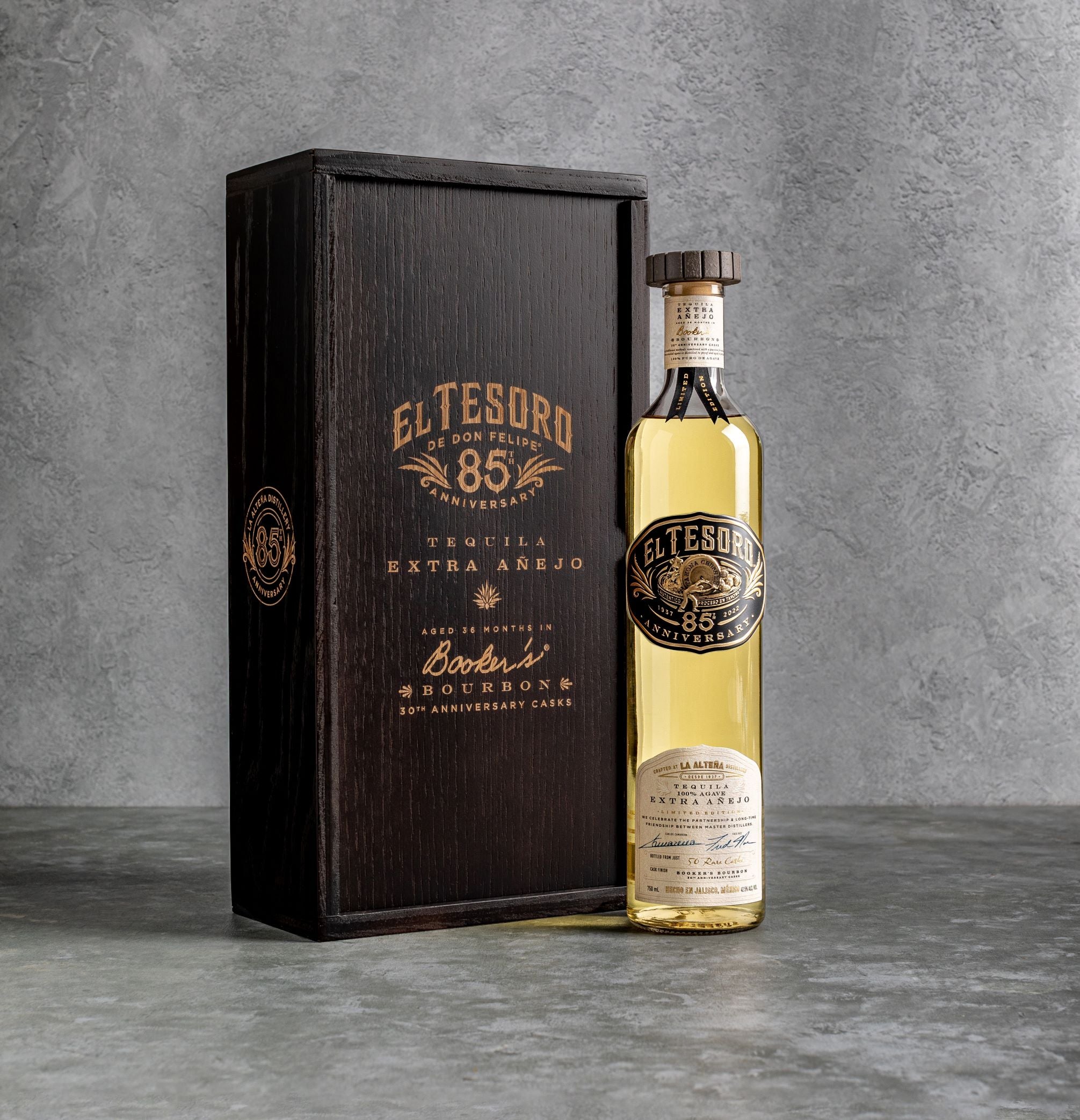 BUY] El Tesoro 85th Anniversary Extra Anejo Tequila | Bookers 30th