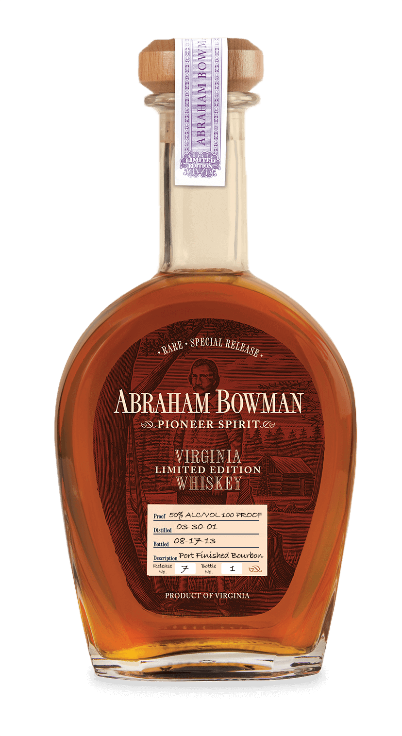 Abraham Bowman Limited Edition 12 Year Old Port Finish Bourbon Whiskey