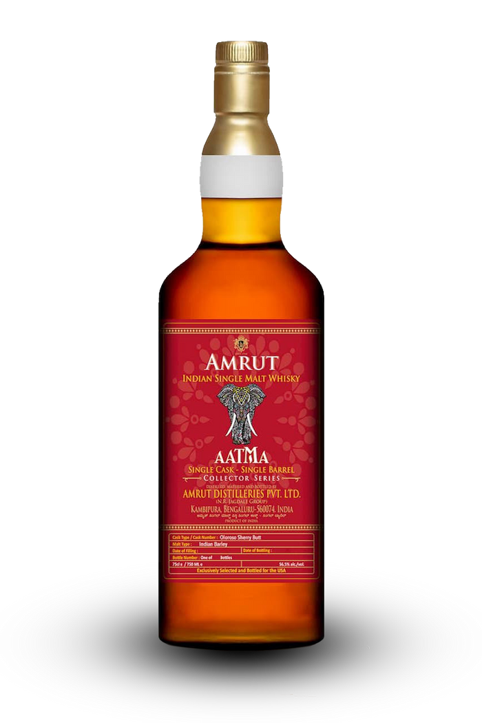 Amrut Aatma # 2 Indian Single Malt 7 Year Old Oloroso Sherry Butt Whiskey