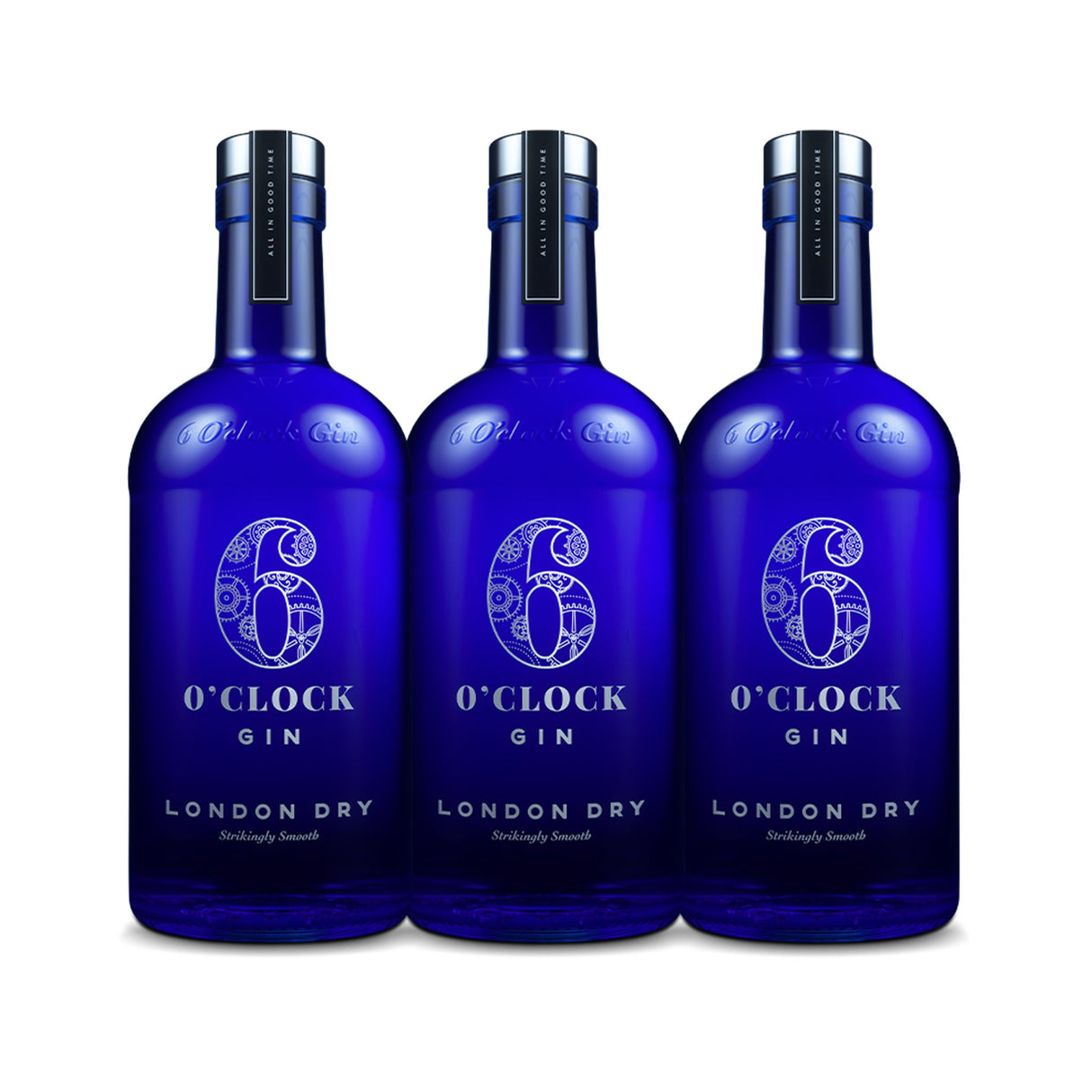 6 O'Clock London Dry Gin (3) Bottle Bundle at CaskCartel.com