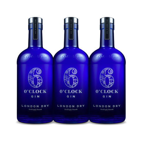 6 O'Clock London Dry Gin (3) Bottle Bundle at CaskCartel.com