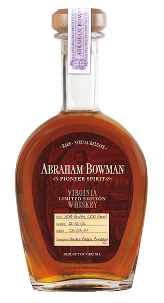 Abraham Bowman "Double Barrel Bourbon" Limited Edition Virginia Whiskey