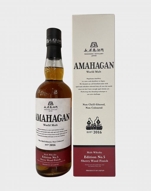 Amahagan World Malt Edition No.5 Sherry Wood finish Whiskey | 700ML