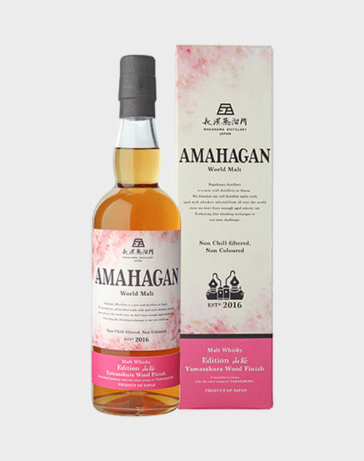 Amahagan Yamazakura Wood Finish Whisky