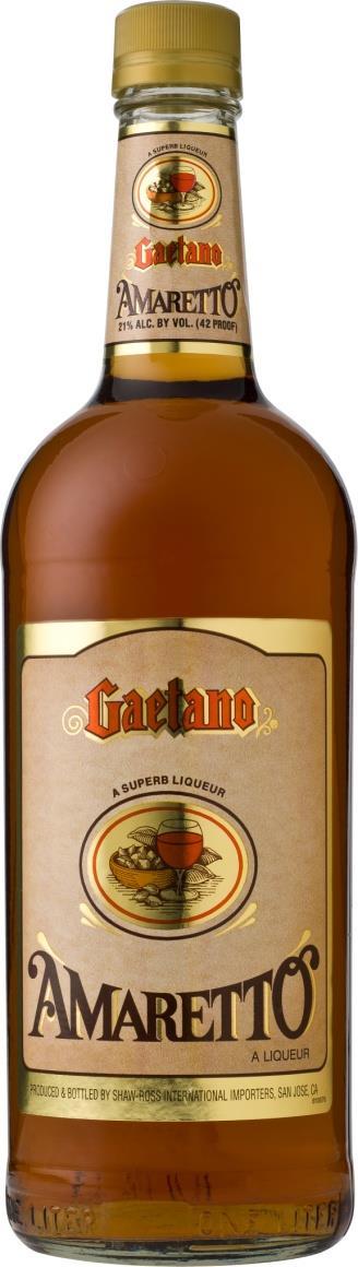 Gaetano Amaretto Liqueur 1L - CaskCartel.com