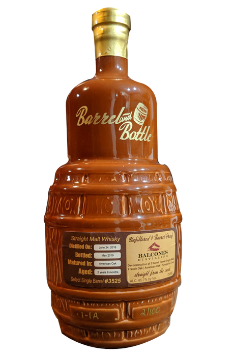 Balcones Select Single Barrel AMERICAN OAK by Barrel and Bottle - CaskCartel.com