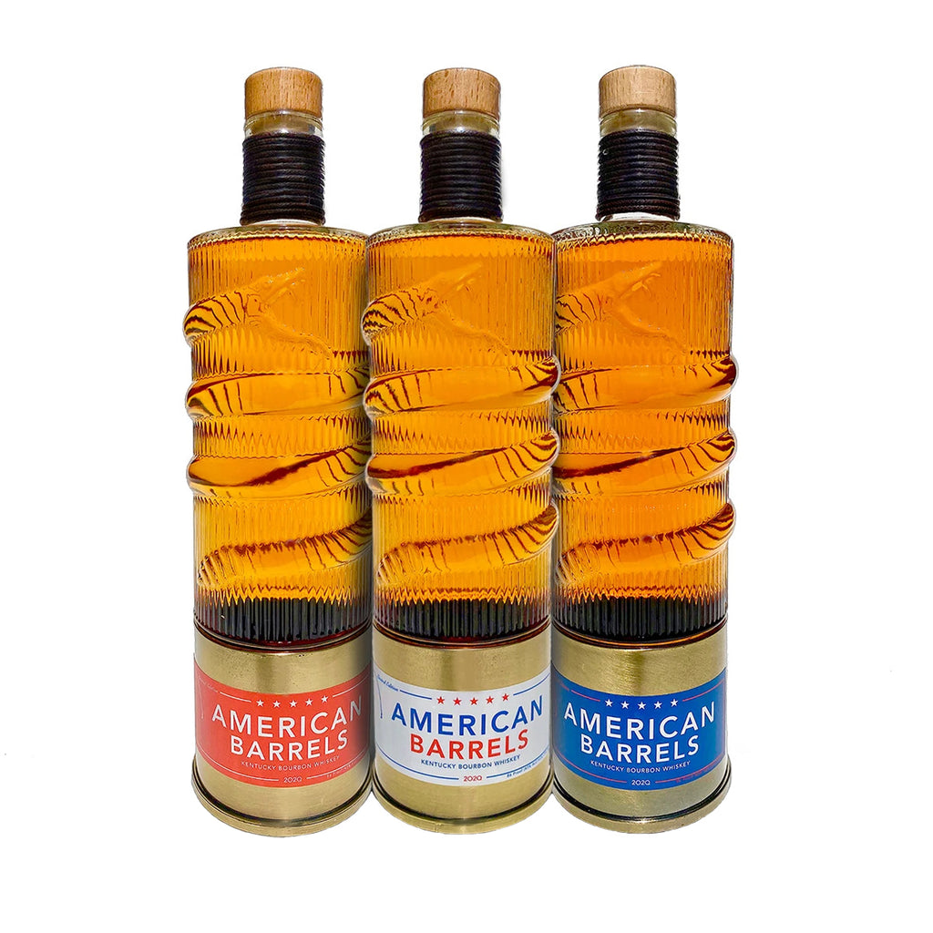 American Barrels | Presidential Label | 2020 Limited Edition (3 Bottle) Collectors Bundle | Bourbon Whiskey at CaskCartel.com
