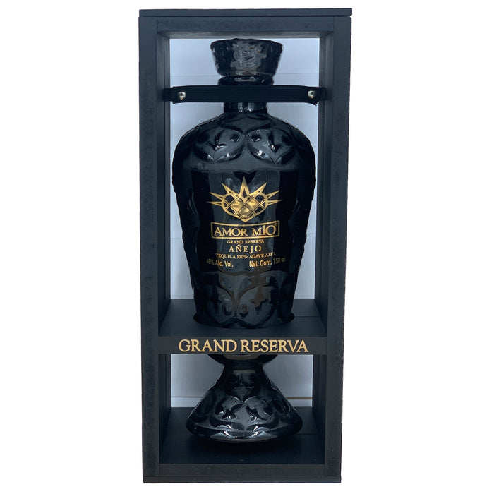 Amor Mio Grand Reserva Black Bottle Anejo Tequila