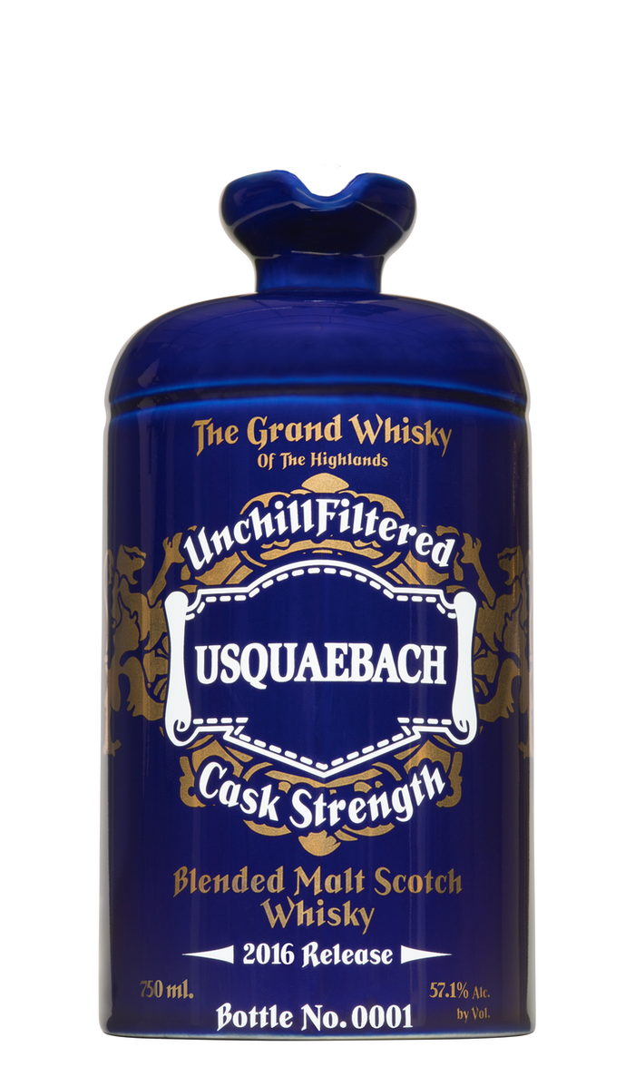 Usquaebach Cask Strength 2016 Release Decanter Scotch Whisky | 700ML