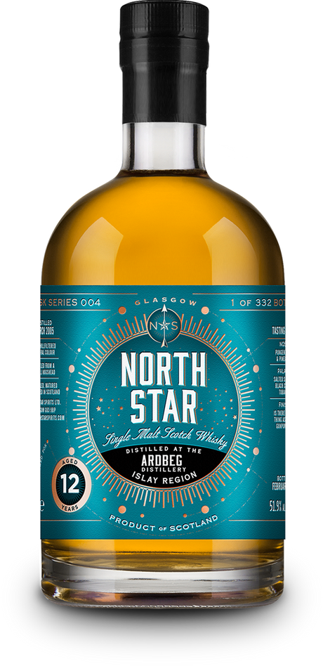 North Star Spirits Ardbeg 12 Year Old Single Malt Scotch Whiskey - CaskCartel.com