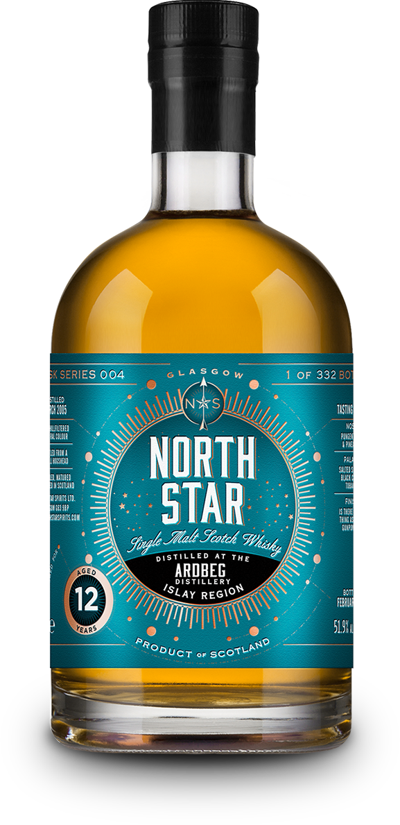 North Star Spirits Ardbeg 12 Year Old Single Malt Scotch Whiskey - CaskCartel.com